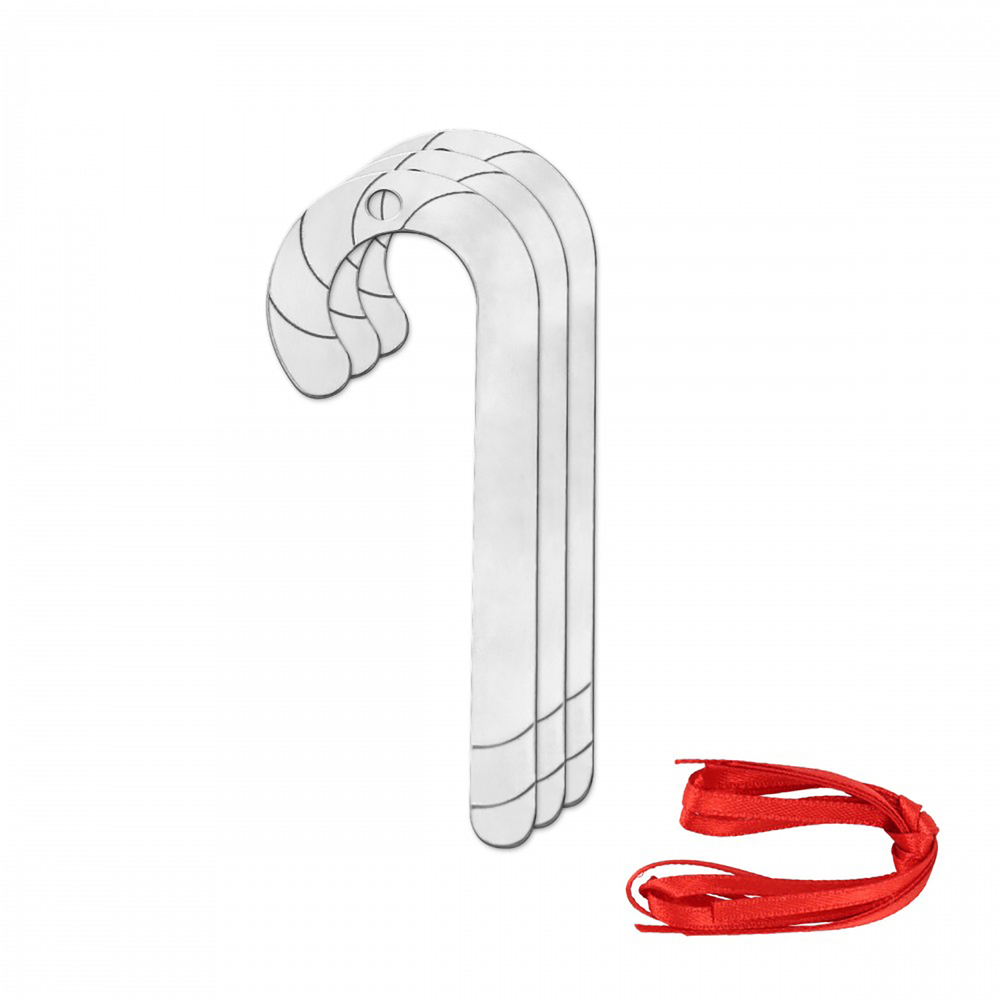 Metal Stamping Blanks DIY Candy Cane Ornament Project Kit, 14g - ImpressArt